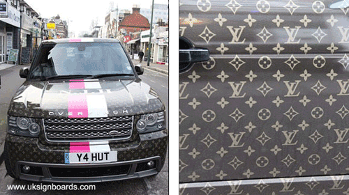 0 • View topic - The naffest Range Rover wrap ever? Louis Vuitton
